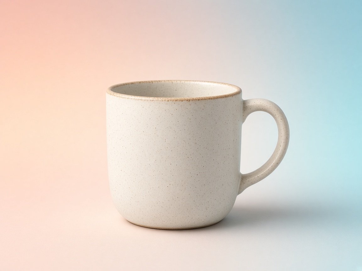 Product photography sample on a soft studio backdrop